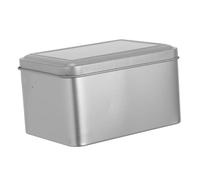 Tofficu 4piezas Cajas de Galletas Metálicas con Tapa Latas de Hojalata para Guardar Té Galletas Alimentos Organizador de Cocina para Uso Diario