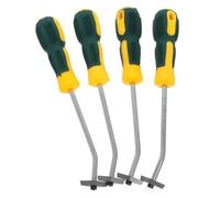 Tofficu 4piezas Herramientas Para Quitar Masilla Raspador De Calafateo De Acero De Tungsteno Para Limpiar Juntas y Huecos De Baldosas De Cerámica Para Limpiar Lechada De Azulejos Baños