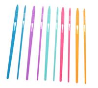 Tofficu 5 Juegos Long Elastic Threader Tool Flexible Sewing Accessories For Waistband Elastic And Ponytail Tie Rope Portable Safe Design For DIY Craft Projects