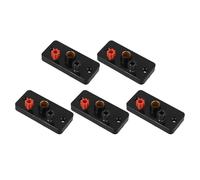 Tofficu 5 Piezas Base para Bombillas E10 de Plástico y Cobre Resistente para Lámparas de Pruebas en Laboratorios Escolares, Soporte en Cadena y Paralelo