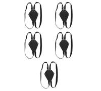 Tofficu 5 Piezas Correa Ajustable de Doble Hombro para Espada Cosplay, Material PU Negro, Diseño Cruzado Adultos en Convenciones Medievales
