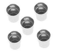 Tofficu 5 piezas Tapas de Magnetrón para Horno Microondas de Hierro Duradero Fácil Instalación Repuesto Práctico y Funcionalidad Mejorada Color Plateado