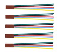 Tofficu 5 Piezas Unidades Marcadores de Páginas de Cinta Marcadores de Lectura de Cuero PU Resistentes y Elegantes para Amantes de Libros y Estudiantes