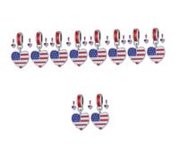 Tofficu 5 Series Colgante De Colgante Para Collar Accesorios Colgantes Encanto Del Collar Patriótico Anillos De Oro Pendientes Kit Para Hacer Collares Baratijas Metal 5 Piezas X 5