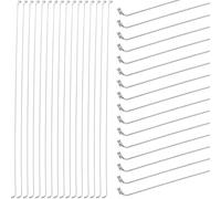 Tofficu 50 Piezas Cortadora Queso Alambre Inoxidable Hilo de Acero para Rebanar Queso y Mantequilla Recambio Resistente para Uso Doméstico y Profesional