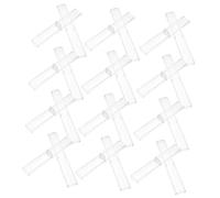 Tofficu 50piezas Estuche para Lápices Transparente Caja para Lápices Pequeña Estuche para Bolígrafos Individuales para Obsequio de Bolígrafos Organizador de Escritorio para Oficina y Escue