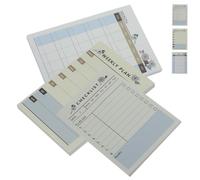 Tofficu 6 Libros Planificador Diario y Semanal Portátil, Bloc de Notas Desprendible sin Fecha, Tamaño Pequeño, Papel Grueso para Lista de Tareas y Organización Escolar y Oficina