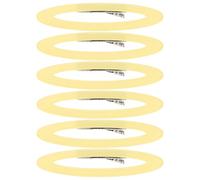 Tofficu 6 Piezas Pinza para Cabello Círculo de Ángel Acrílica Ligera y Cómoda para Fiesta y Día de San Valentín para Mujeres y Niñas