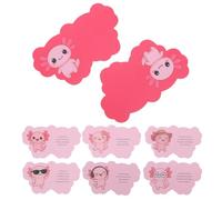 Tofficu 60 Tarjetas de Afirmación para Mujeres en Rosa Diseño de Ajolote Mexicano, Baraja Compacta de Autocuidado Emocional y Motivación Diaria para Bienestar, Autoestima y Apoyo