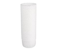Tofficu 60 Unidades Moldes de Papel para Cupcakes Blancos Resistentes al Aceite y Horneables hasta 230 Grados, Ideales para Postres de Chocolate y Eventos Navideños