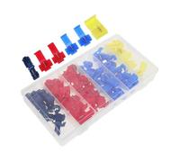 Tofficu 65 Piezas Kit de Conectores de Empalme Rápido para Cableado Eléctrico Automoción y Bricolaje con Terminales PAL y Conectores Cableados Seguros