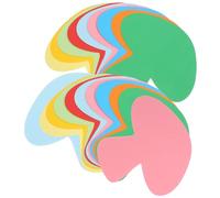 Tofficu 72piezas Recortes De Papel Forma De Champiñón Para Manualidades Decoraciones De Arte Papel Para Paredes y Proyectos Creativos