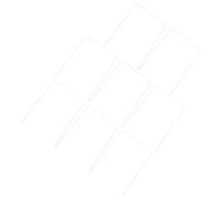 Tofficu 8 Piezas Set de Accesorios para Portería de Croquet de Hierro Blanco, Fácil Montaje y Diversión Multijugador para Juegos Familiares en Césped