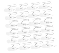 Tofficu 80juegos Ganchos para Cortinas De Ducha Accesorios para Cortinas De Baño Ganchos De Plástico para Poleas De Rieles De Uso Cocina y Baño