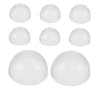 Tofficu 8piezas Envoltura De Silicona Para Cabeza De Muñeca Protector Antideslizante Para Pelucas De Muñeca Para Hacer y Peinar Accesorios De Suministros De Bricolaje Para Circunferencia
