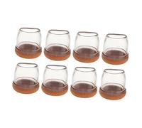Tofficu 8piezas Protectores De Patas De Silla Pequeños Tapas para Muebles Fieltro Envuelto para Uso Sala De Estar y Cocina