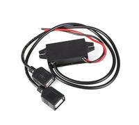 Tofficu Adaptador de Corriente DC con Doble USB Módulo Convertidor para Coche y Viaje