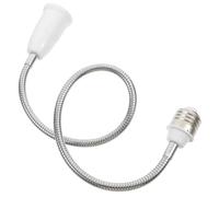 Tofficu Adaptador de Portalámparas con Brazo y Manguera Flexible Extensión de Casquillo para Iluminación Instalación y Iluminación Multidireccional