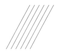 Tofficu Alambre de Tungsteno para Horno de Cerámica 2 Mm Grosor, 20 Cm Cortado, 6 Piezas, Resistente Alta Temperatura, Herramienta para Quemar Colgantes Joyería y Manualidades