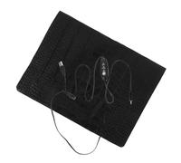 Tofficu Almohadilla Térmica para Mascotas USB 3 Niveles Ajustables de Calor, Fibra de Carbono, Tamaño Mediano, Portátil y Resistente al Agua, Tapete Calentador para Perros, Gatos,