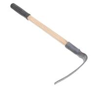 Tofficu Azada Herramienta Práctica de Jardinería Mango de Madera Ergonómico Pequeña de Acero para Desherbar y Plantar en Balcones y Jardines Exteriores