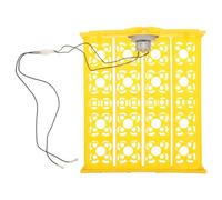 Tofficu Bandeja de Incubadora Automática para 16 Huevos Diseño de Cuatro Hojas, Material Resistente Compatible Incubadoras Dc12v, Accesorio Multifuncional para Cría de Aves Pequeñas