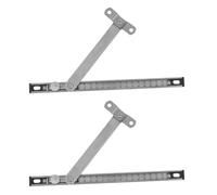 Tofficu Barra de Seguridad para Ventana Ajustable sin Taladrar 304 Acero Inoxidable 8 Pulgadas 2 Piezas Dispositivo de Protección para Ventanas Correderas y Abatibles para Color Aleatorio