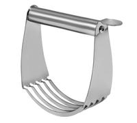 Tofficu Batidor de Masa de Acero Inoxidable Mango, Utensilio de Repostería Portátil para Mezclar Harina, Cortador de Masa para Cocina Doméstica, Herramienta Práctica para Pasteles