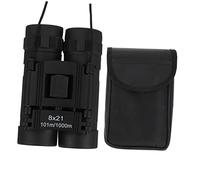 Tofficu Binoculares Compactos de Bolsillo 8X21 Livianos y Resistentes al Agua para Observación Diurna y Nocturna en Exteriores Color Negro