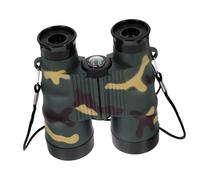 Tofficu Binoculares Pequeños Multifunción 6x36 Compactos para Viaje y Observación de Aves, Mini Telescopio Ligero Antideslizante para Turismo y Cruceros, Portátil Mano Azul