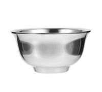 Tofficu Bol de Afeitar Acero Inoxidable Grande para Hombres Cuenco para Hacer Espuma de Jabón Aislante Tazón de Barbero Uso Diario y Fácil Limpieza Estilo Aleatorio