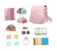 Tofficu Bolsa de Pu para Cámara Instantánea Compatible con Polaroid Mini Funda de Cámara con Estuche para Fotos Marco de Filtro y Accesorios para Uso Diario