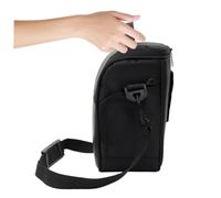 Tofficu Bolsa para Cámara Pequeña Acolchada, Bandolera Unisex Compacta, Resistente a Golpes y Suciedad, Bolsillo Lateral para Accesorios, Adecuado para Viajes y Fotografía Urbana
