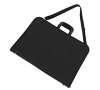 Tofficu Bolsa para Portafolio de Arte con Asa y Cremallera Organizador Resistente al Agua para Carteles y Pinturas Diseño Minimalista con Parche Creativo para Bocetos al Aire