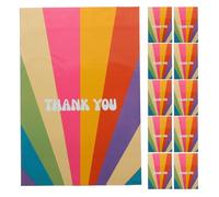 Tofficu Bolsas de Embalaje para Envío Impermeables Diseño Arcoíris, 100 Unidades Tamaño 25.5x33 4 Cm, Sobres para Correo Adhesivo Fuerte, Bolsas para Paquetes y Ropa