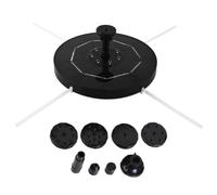 Tofficu Bomba Solar de Agua Sumergible para Fuente de Jardín Panel Solar de 3.5w y Luces LED de 7 Colores para Decoración de Piscina y Jardín Color Aleatorio