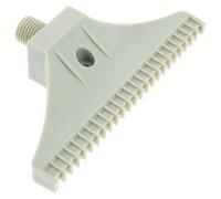 Tofficu Boquilla de Aire de Soplado Abs Plástico 110 Mm Ancho 48 Orificios para Limpieza y Enfriamiento, Accesorio para Compresores, Boquilla Pulverizadora de Chorro para Secado