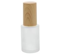 Tofficu Botella Spray de Vidrio Esmerilado 30ml Tapa de Madera