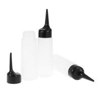 Tofficu Botellas Aplicadoras Plásticas de Tinte para Cabello y Champú 2 Unidades Boquilla para Mezcla y Aplicación en Peluquerías y Tratamientos Caseros