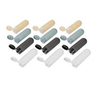 Tofficu Botellas de Viaje Rellenable 60 Ml, Set de 4 Envases Plásticos para Loción, Champú y Crema, a Prueba de Fugas, Portátil para Cuidado Piel y Cosméticos en Viajes