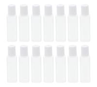 Tofficu Botellas Pequeñas Vacías para Lentes de Contacto 25 Piezas, Botellas Portátiles Tapa Sellada, Bote de Líquido Seguro para Viaje y Solución de Lentillas, Accesorio Compacto