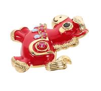 Tofficu Broche Rojo de Caballo del Zodíaco Chino 2026, Hecho a Mano y Resistente al Deslustre, Accesorio Elegante para Celebración de Año Nuevo y Año Lunar