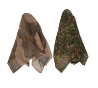 Tofficu Bufanda de Camuflaje Red Transpirable 2 Piezas, Pañuelo Multifuncional para Caza, Actividades al Aire Libre y Protección UV, Diseño Ligero y Secado Rápido para Senderismo