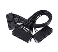 Tofficu Cable De Alimentación para Placa Base ATX Cable De Extensión De Arranque Fuente De Alimentación Dual De Compatible Voltaje DC Línea De