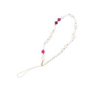 Tofficu Cadena para Teléfono Móvil Ligera de Arcilla Polimérica con Colgantes de Estrella y Luna Correa de Muñeca Anti-pérdida Accesorio Duradero y Cómodo para Colgar Celular