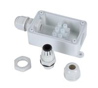 Tofficu Caja de Conexiones para Exteriores Puertos Alrededor, Material PC Resistente y Diseño Fácil de Usar para Cableado Eléctrico Seguro