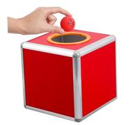 Tofficu Caja Lotería Boletos De La Rifa Boleto De La Rifa Ticket Contenedor Para Rifa Tarro De Propinas Por Dinero De Boletos De Acrílico Rifas Dobles De Aluminio