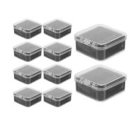 Tofficu Caja Portacartuchos de Pvc Transparente para Aguja At3600l, Estuche de Almacenamiento Portátil para Cartuchos de Tocadiscos, Protector Resistente 10 Unidades para Djs y