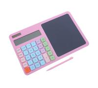 Tofficu Calculadora con Tableta de Escritura de 12 Dígitos, Abs, Pantalla Grande, Alimentación Dual, Rosa, para Exámenes y Aplicaciones Comerciales, para Contadores y Estudiantes