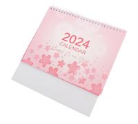 Tofficu Calendario de Escritorio Grande con Base Resistente y Papel Grueso para Planificación Mensual Organizador Floral para Oficina y Diseño Sencillo y Funcional